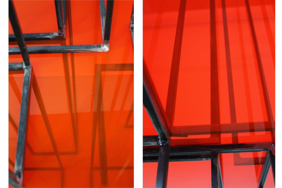 translucide  V |2021 | Beton, Acrylglas , Metall | 60 x 80 x 220 cm